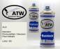 Preview: Audi, Mandarin Perlmutteffekt / Mandarin Pearl Metallic, L0A2 / E5: 400ml Sprühdose + 400ml Klarlack - Set, von ATW Autoteile West.